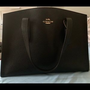 Coach Charlie Medium Carryall in Pebble Leather
